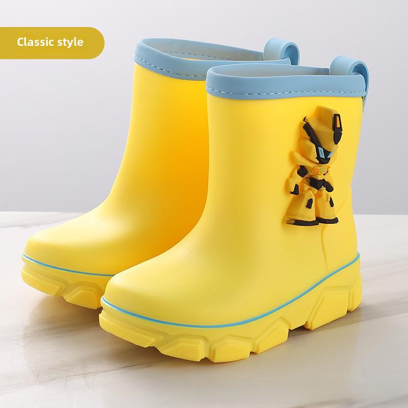 Dětské zimní holínky s velvetovou podšívkou 2023 - Hřejivé, nepromokavé boty pro chlapce a dívky, Velikosti pro žáky základních škol