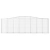 Gabion with High Arch 400x50x120 140 Cm Galvanized Iron