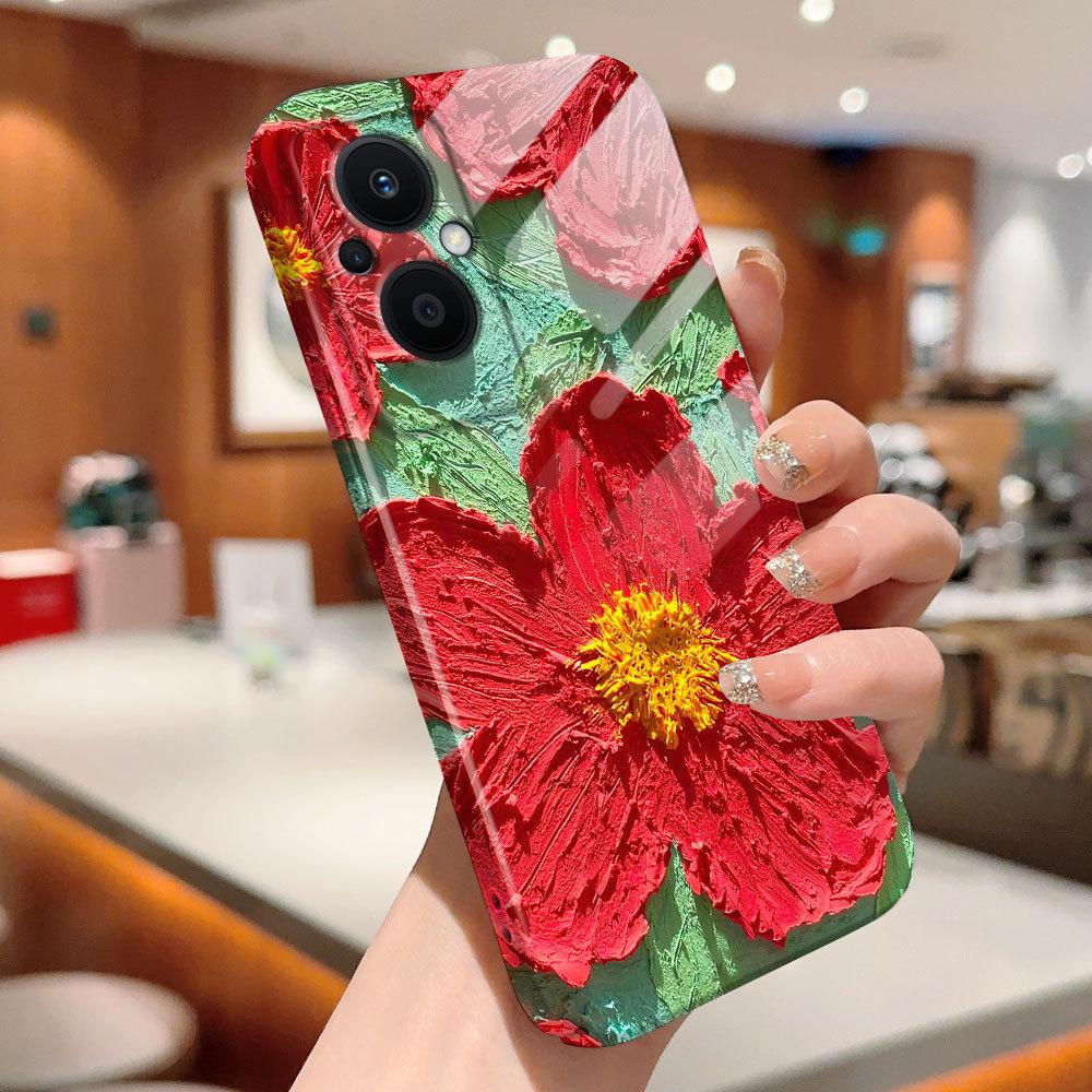 All-inclusive Film Phone Case Cartoon Fashion Design Hard Shell Full Cover Camera Protection Case for OPPO A60 A96 Reno12 Realme C53 C75