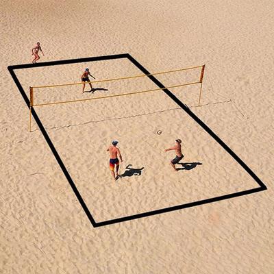 26.3' X 52.6' Beach Volleyball Lines for Sand 2.5inch Wide Boundary Lines