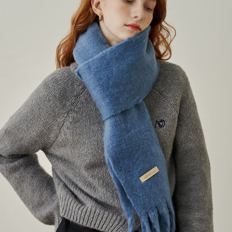 ADAUL Weicher Basic Mini Langschal - blau