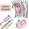 Colorful Hanging Rope Korean Version Long Rope Adjustable Phone Lanyard Detachable Neck Cord Strap | Phone Strap with Keychain
