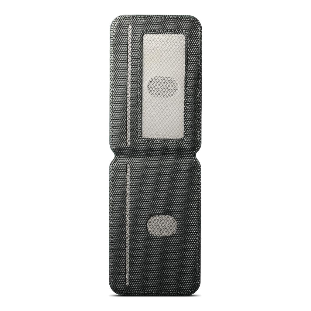 Luxe Zakelijk Lederen Portemonnee Kaarthouder Tas Voor iPhone & Samsung Galaxy MagSafe Accessoires Met Slank Geometrisch Ontwerp Cadeau