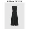 UR Textured Lace Patchwork High-Waist Dress