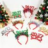 Sequin 2027 New Year Headband Cute 2027 Number Hair Hoop Christmas Supplies
