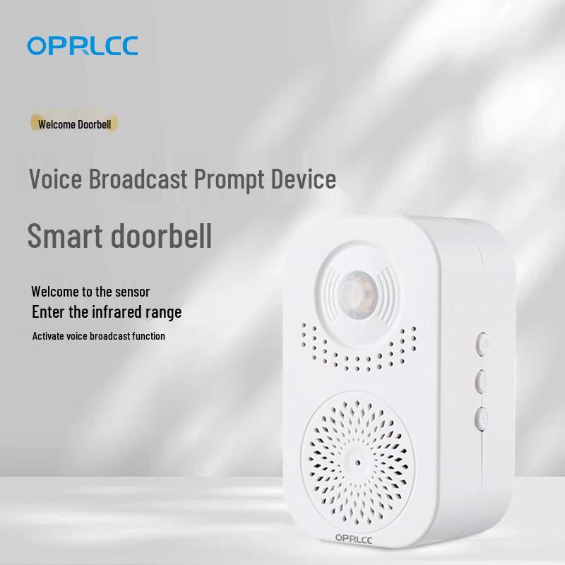 OPRLCC Rechargeable Voice Recordable Welcome Sensor