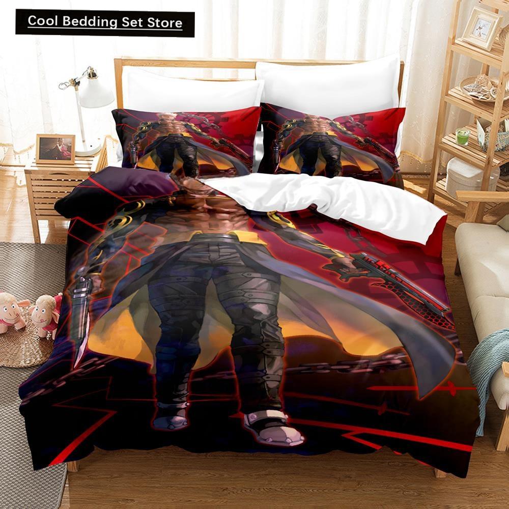 3D Tecknade serier Fate/Grand Order Emiya Alter Sängklädesset Enkelsäng Tvilling Full Queen King Size Sängset Vuxen Barn Sovrum Påslakan Set