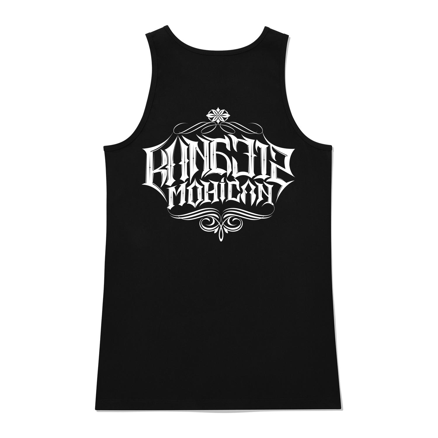 Khan 6312 Ksb0004 Khan Lettering Long Sleeveless - Black Black/L