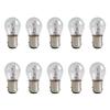 10pcs 1157 Light Bulb Auto Car Brake Stop Signal Turn Reverse Tail Lamp S25 12V Truck Motorcycle Battery Car Brake Lights Bulb