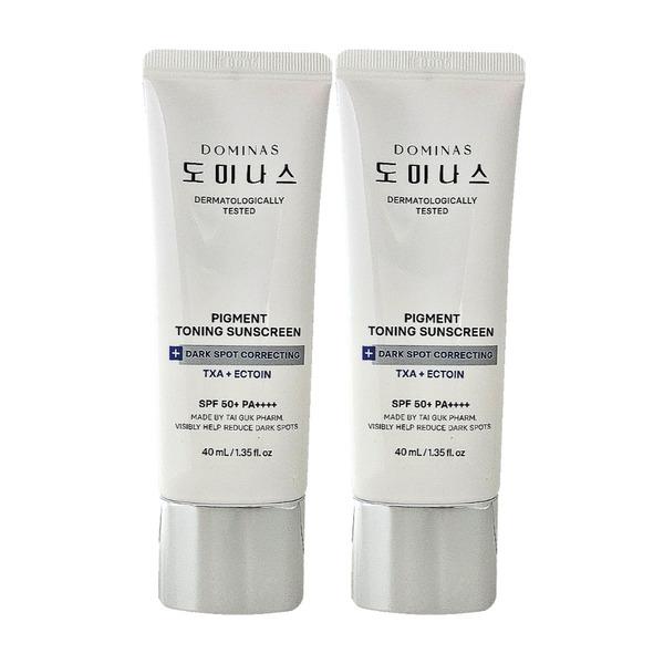 DOMINAS Солнцезащитный крем Пигментирующий тонирующий солнцезащитный крем 40 мл x 2