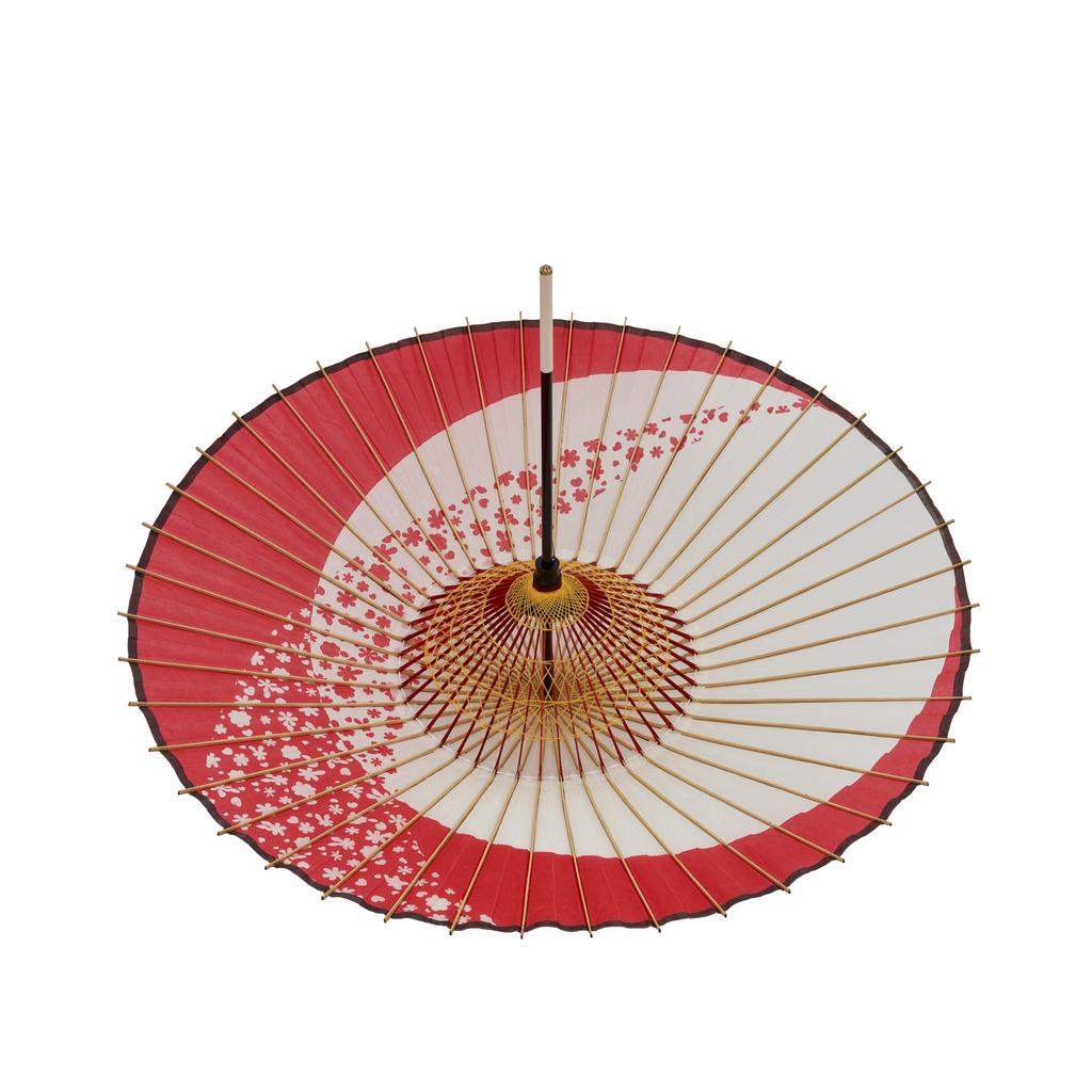 Parasol Rzemiosło Bambusowe Yamamoto Czerwony x (YAMAMOTOTAKIZAYIKUYA) Dwuetapowy wężowy wzrok [Tsuki-nu Sakura-ryu]