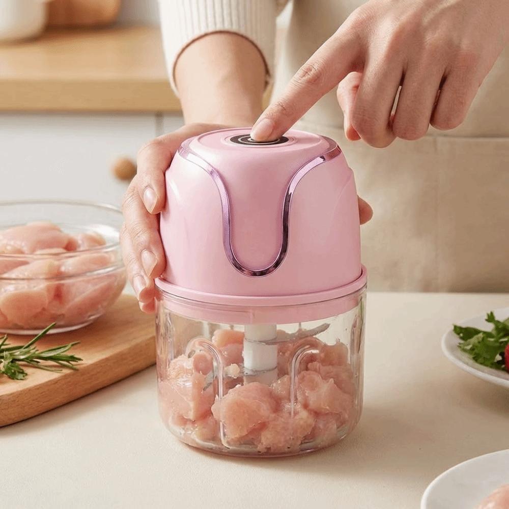 350ml Baby Food Processor Wireless Vegetable Grinder Multifunctional Mini Meat Grinder Camping