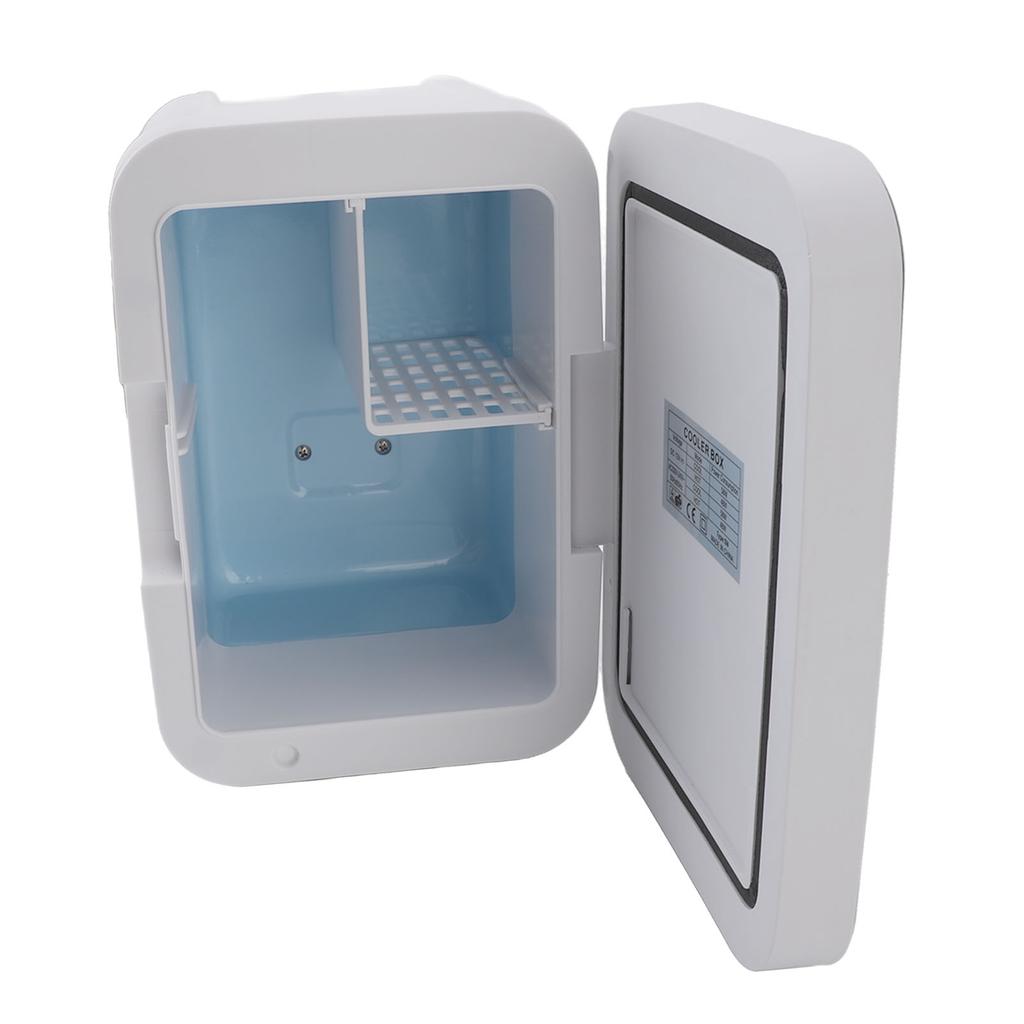 Portable Mirrored Beauty Fridge With Lighting 4L Mini Refrigerator Skin Care Makeup Storage with