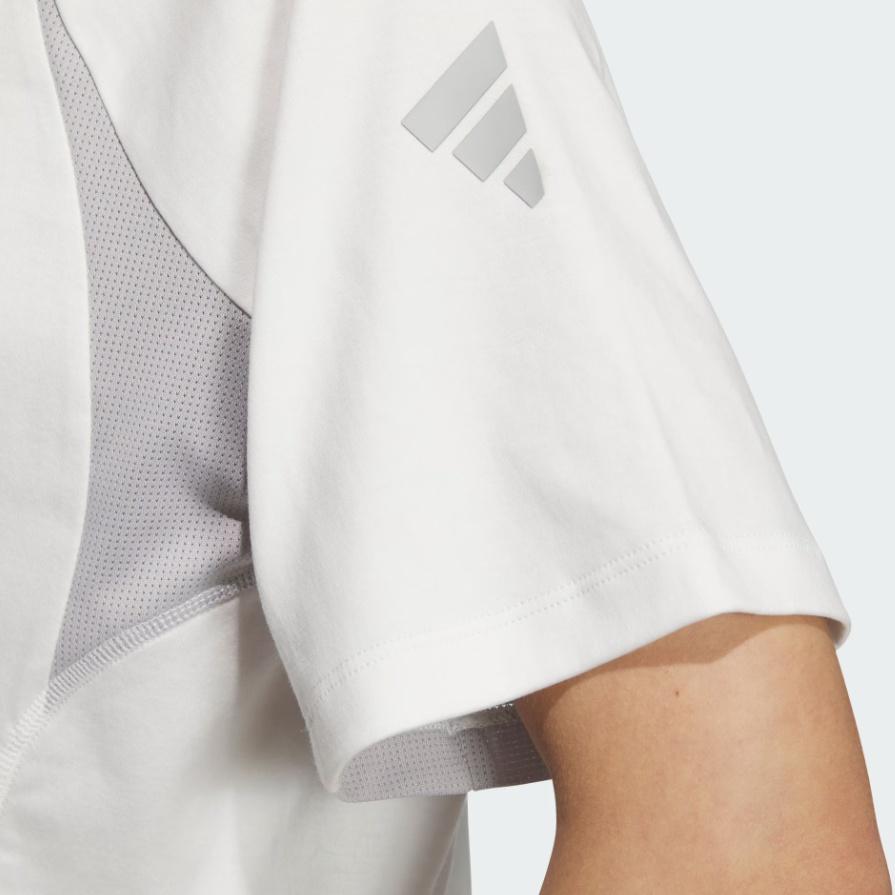 Adidas Raglan Sleeve T Shirt Women's Bright White JN3505