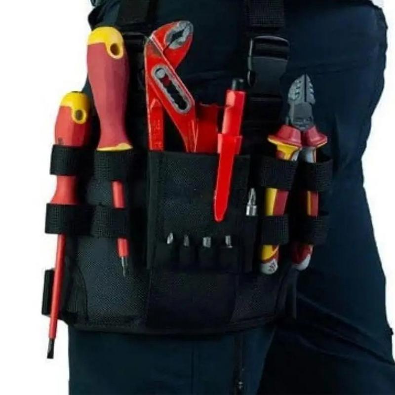 Belt Tool Bags Electrician Belt Bag Portable Waist Pouch Indoor Outdoor Use Hammers Screwdrivers Organization Bag for Traveling