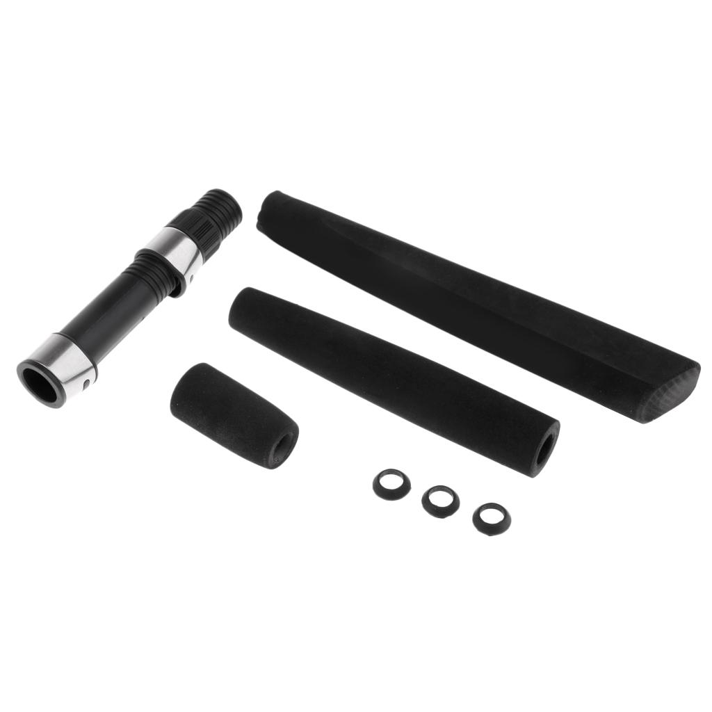 

Fishing Rod Grip EVA Foam Split Rod Grips Replacement for Rod Repair чорний