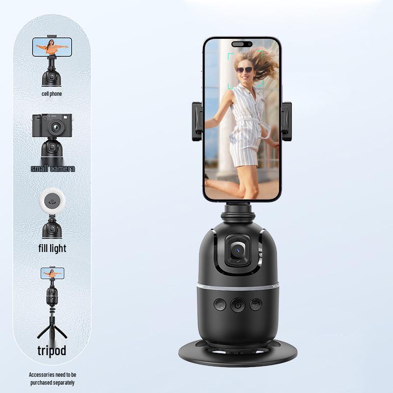 

Face Tracking Auto-Landing Gimbal: Desktop Stabilizer & Live Streaming Phone Holder