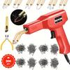 EU Plastic Welding Machine Car Bumper Repair Kit Hot Stapler 4 Specifications of Welding Nails Plastic Welding Tool Kit