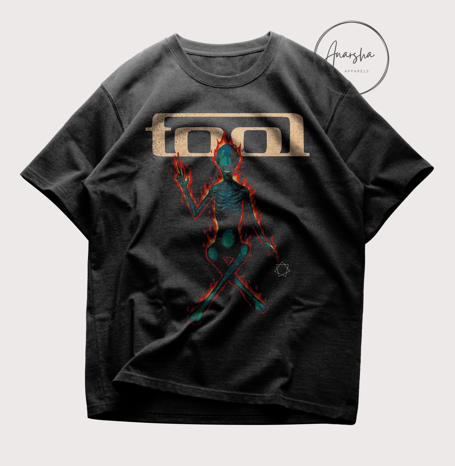 TOOL T-Shirt - Metal Music Shirt - Lateralus Album Shirt - Fear Inoculum - 10000 Days - Undertow - TOOL Merch - Unisex Rocker Clothing S