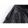 Giacca da Donna Corta Larga Stile Biker Moda Pelle PU Capospalla