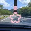 Cherry Blossom Automobile Pendant Bright Color Comfortable Grip Reliable Support Car Pendant Car Interior Exterior Decoration