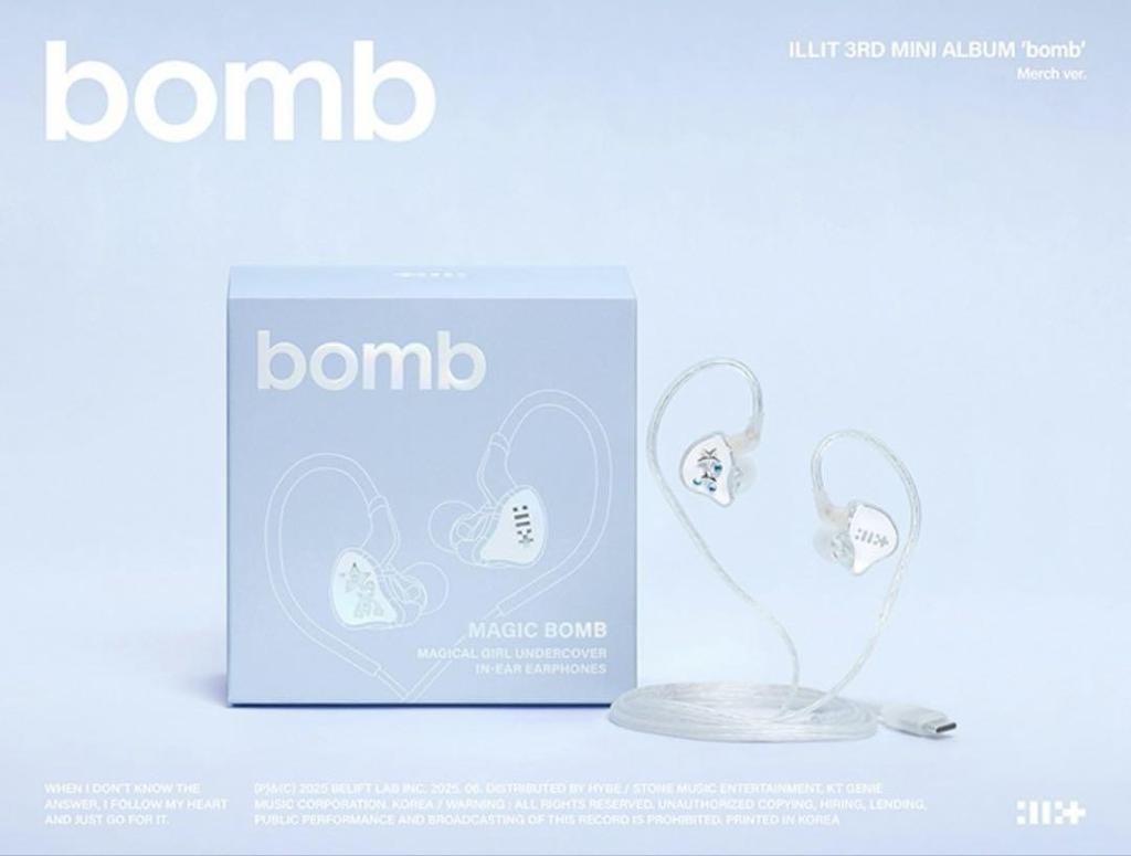 [USED] ILLIT Bomb Album Merch Version Earphones