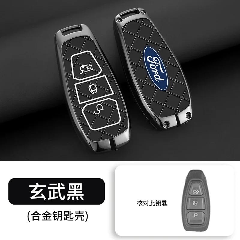 

Car Sticker 2026 New 2025 Hot Car Smart Remote Key Case Cover Shell Holder for Ford Focus 3 4 ST Fiesta Fusion Kuga Ecosport C-M