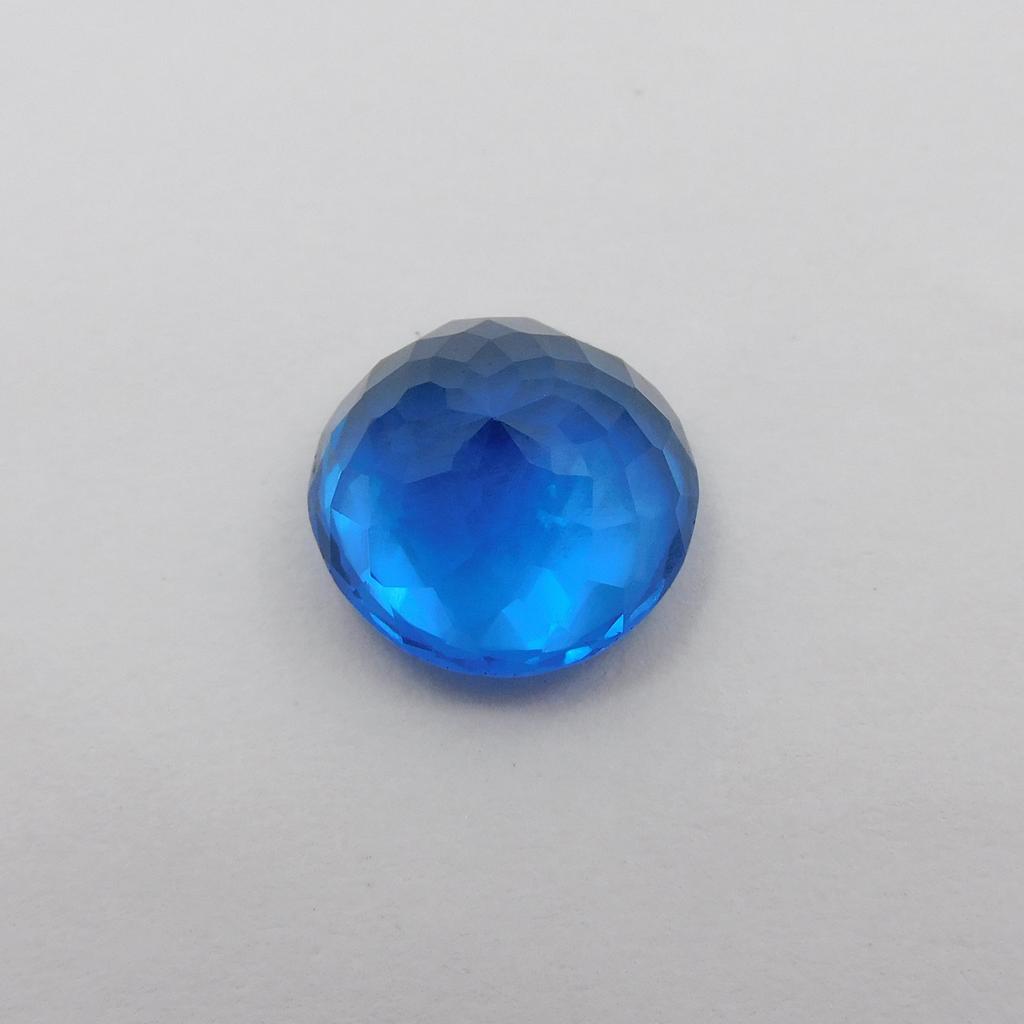 Natural Blue Sapphire 6.95 Ct Excellent Round Cut CERTIFIED Loose Gemstone p-638-h