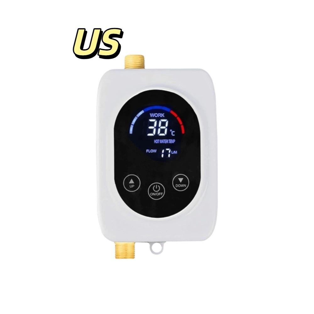 

Energy Efficient Wall Mounted Electric Water Heater 3800W Instant Water Heater for 220V Kitchen Use сірий