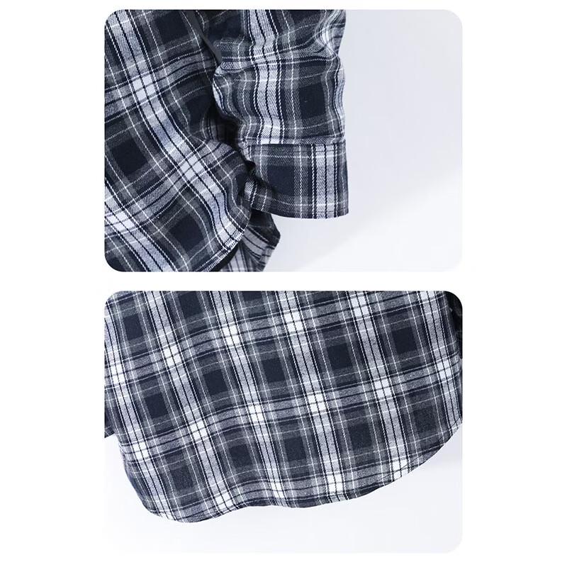 PLAYBOY Men's Plaid Long Sleeve Casual Shirt