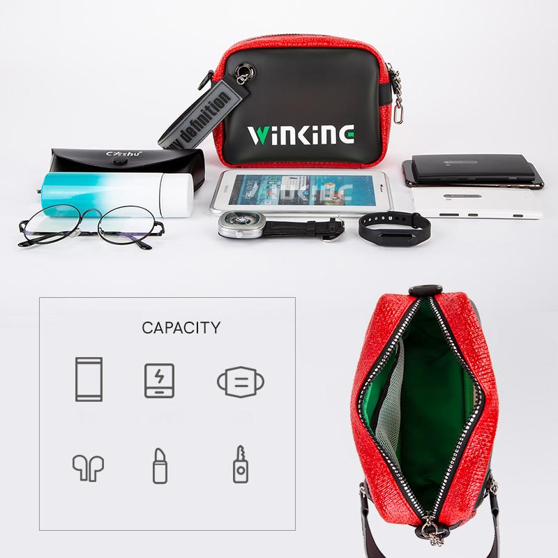 Männer Frauen Leinen + PU Leder Handtasche & Messenger Bag Kleine Handytasche Männlich Weiblich Mini Geldbörse 2022 Neuer Street Trend Umhängetasche für Jungen Mädchen