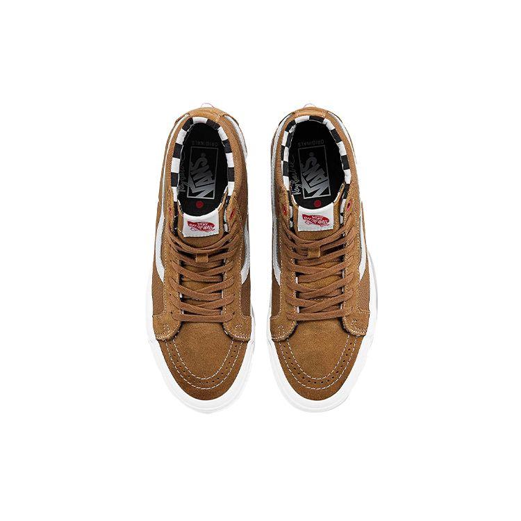 Ray Barbee x Vans OG SK8-Hi Leica Brown Unisex Sneakers Light-Brown True-White VN0A4BVB92P