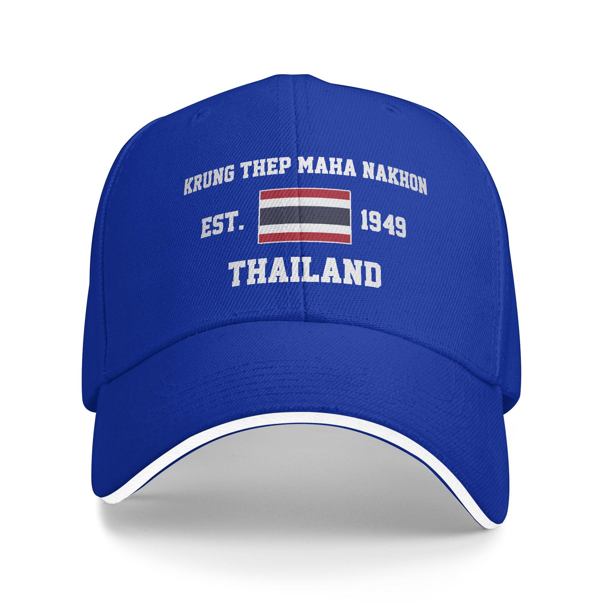 

Gorra De Béisbol De Tailandia EST1949 Krung Thep Maha Nakhon Capital Gorra De Camionero Gorra Deportiva Para El Sol Gorra Sn