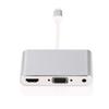 Lightning 8 Pin Male To HDMI+VGA+Audio Female Cable Adapter for iPhone X/8P/8/7/7 Plus Etc.