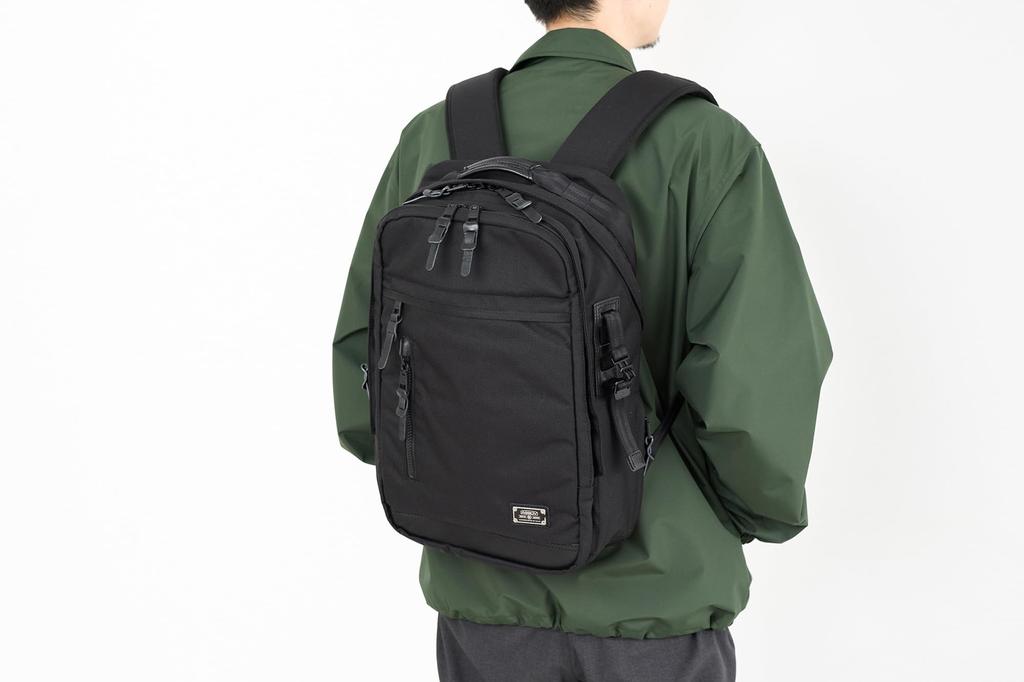 ASSOB Ballistic Nylon Daypack, Black, ASV-61329-BK