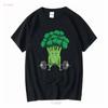 Broccoli Deadlift T Shirt Vegan Vegetarian Workout Gym Weightlifting Weightlifter Deadlifting Veggie Vegetable Vintage Washed
