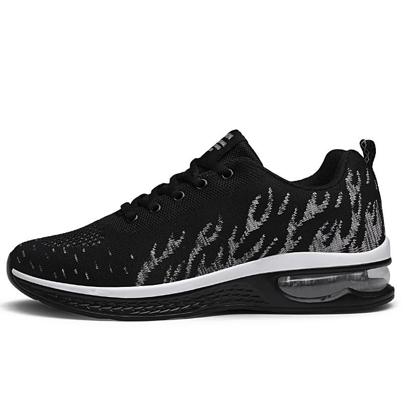 

Sneakers New Four Seasons Casual Flying Weaving Breathable Air Cushion Running Shoes Teenagers Ultra Light Shock Absorption Trend Men s Shoes 44