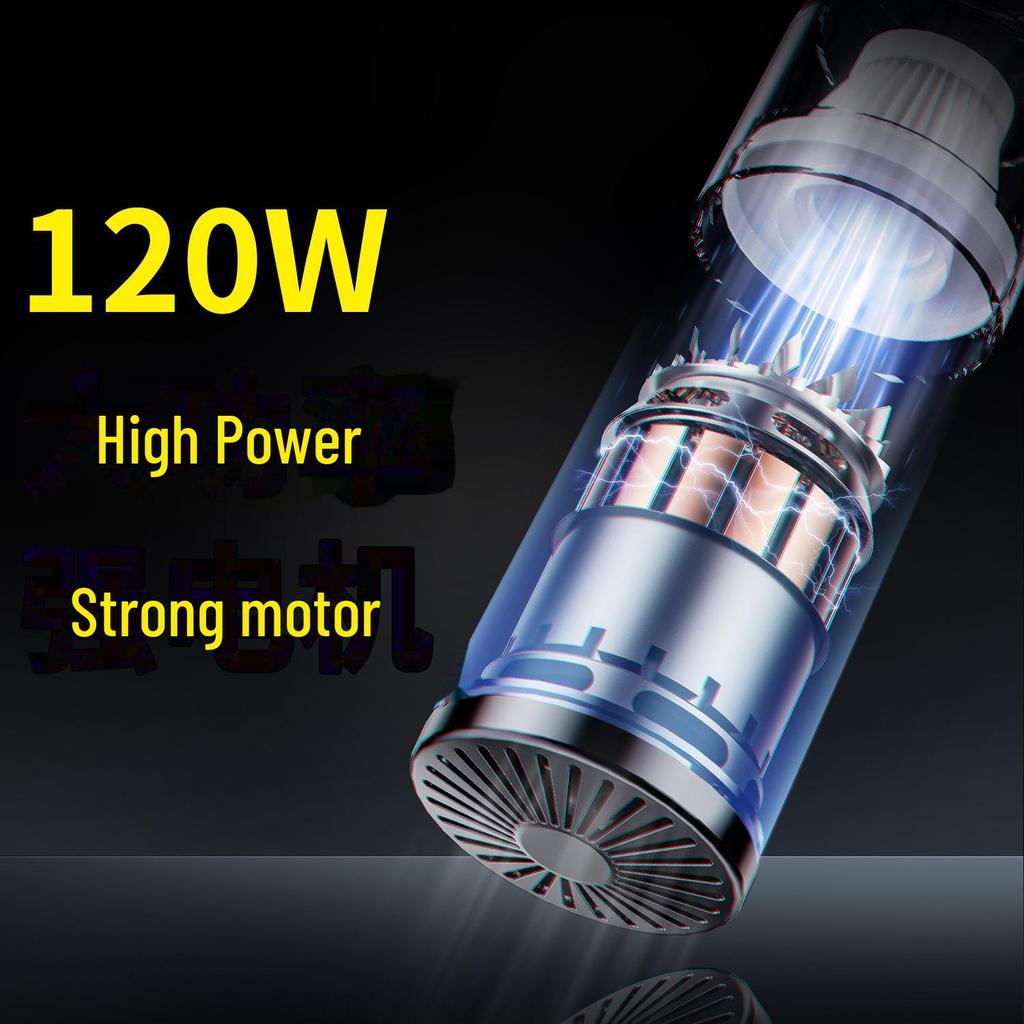 Aspirator de mână portabil de mare putere cu încărcare USB