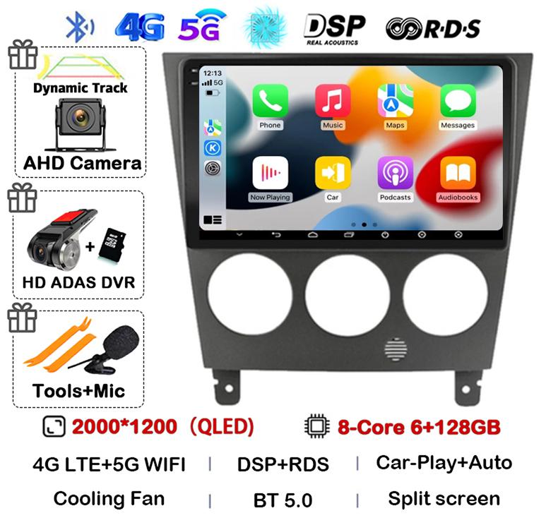 Android 14 Carplay Auto 4G Wifi For Subaru Impreza GD GG 2002 - 2007 Car Radio Multimedia Player GPS 360 Camera Stereo Head Unit
