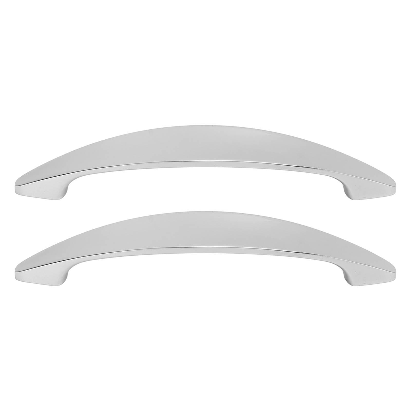 

2 Set Cabinet Handles Zinc Alloy Arched Drawer Pulls High Hardness Wear Resistant for RV Yacht