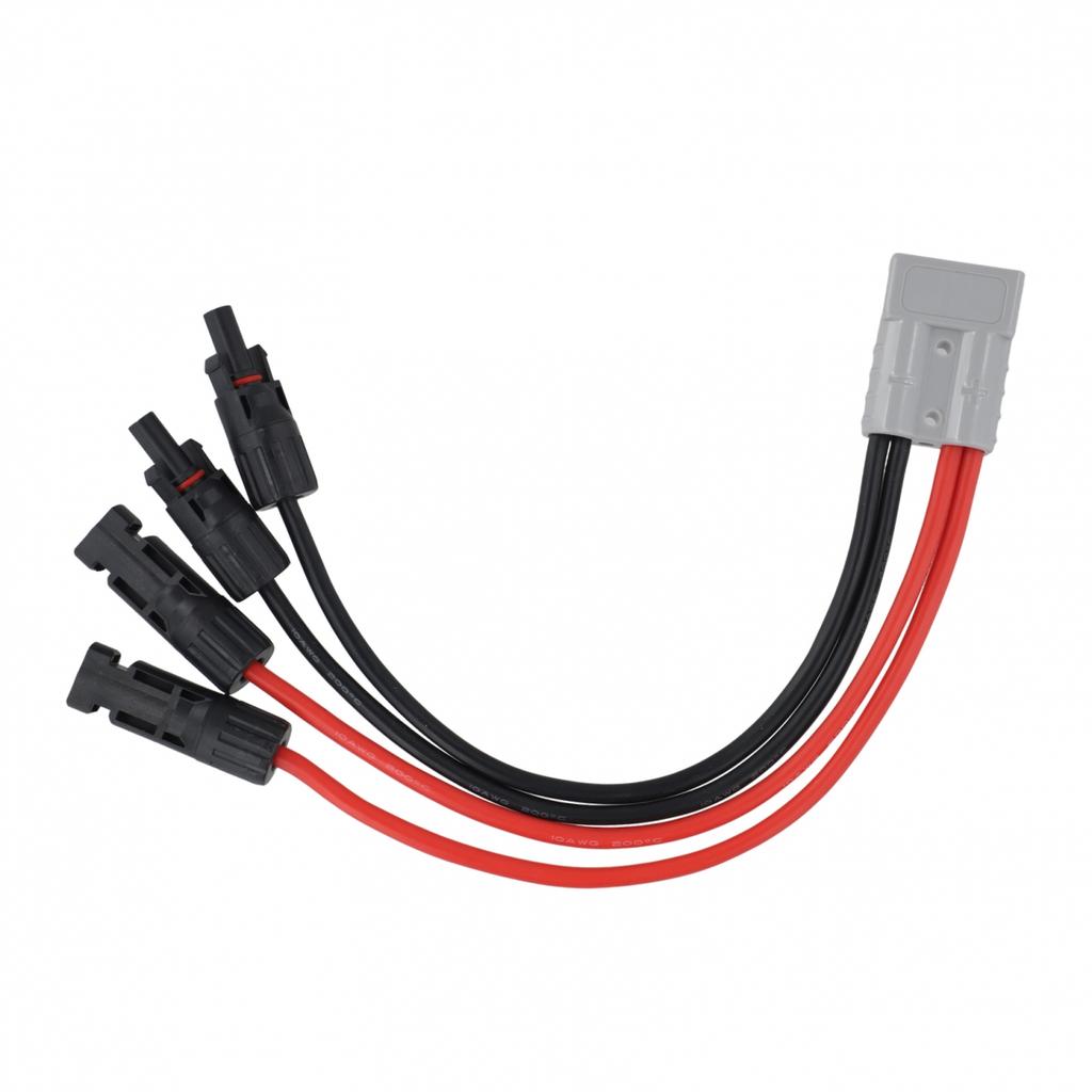 Fire de cupru cositorit de 50A pentru cablu prelungitor Anderson la conector solar