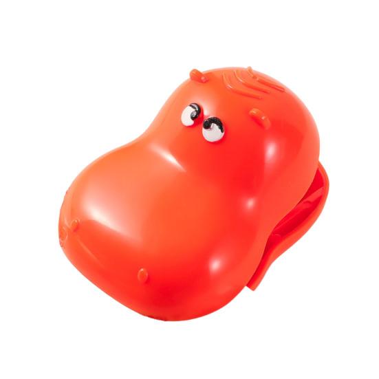 

Магнитные зажимы для пакетов в виде гиппопотама, многоразовые пластиковые зажимы для запечатывания кухонных пакетов для закусок, креативные магниты на холодильник для хранения продуктов