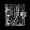 Creative Cute Transparent Mini Loose-leaf Hand Book Student Portable Notebook Ring Binder School Supplies