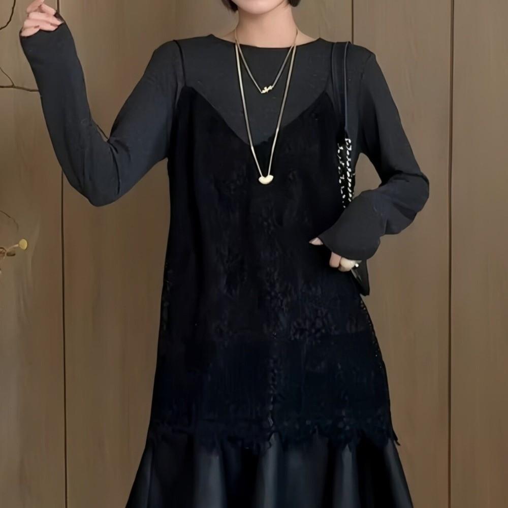 Sheer Beach Wear Lace Camisole Skirt V-neck Sweet Lace Underskirt Slips Transparent Sling Skirt Petticoat Ladies/Girls