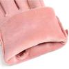 New Women Keep Warm Touch Screen Plus Velvet Inside Thicken Windproof Cycling Cute Lovely Bowknot Elegant Elasticity Soft Gloves