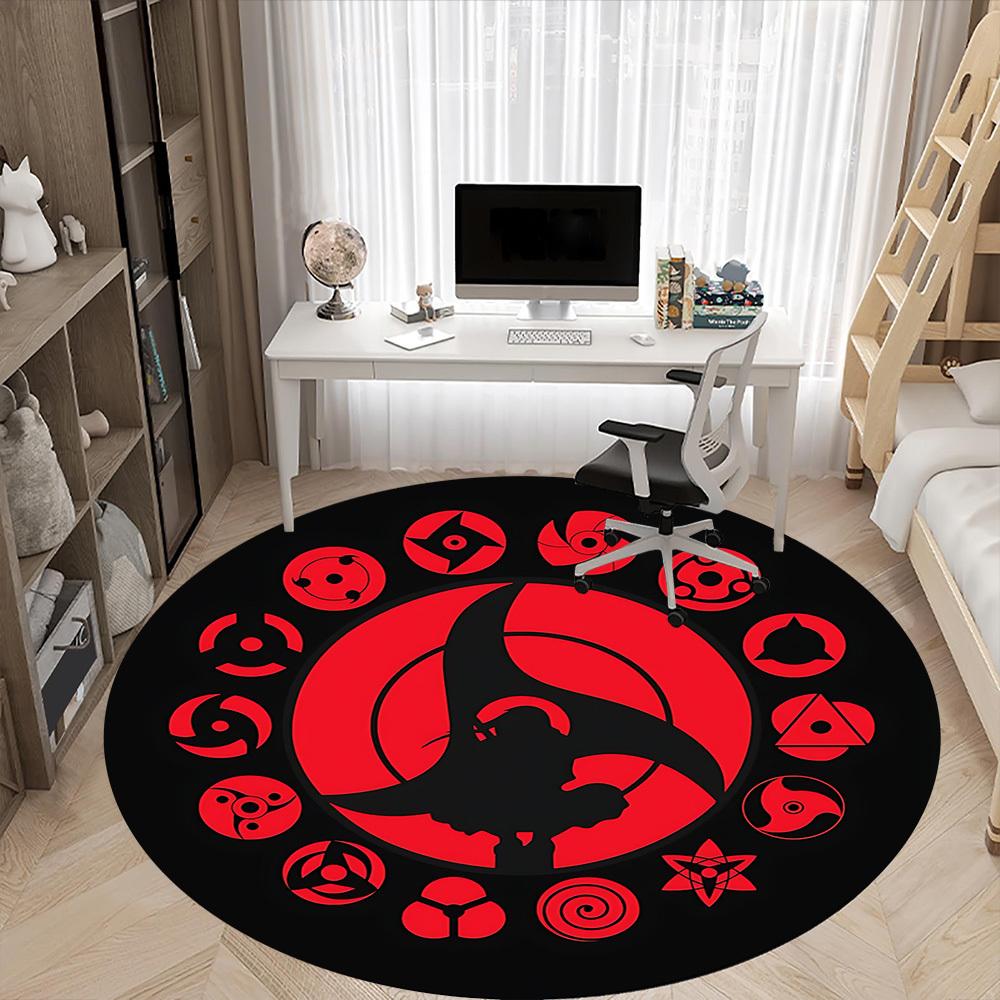 NARUTO Office Round Area Rug,  Under Office Chairs Bedroom Living Room Home Decor a0908161
