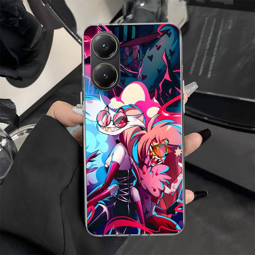 

H-Hazbin H-Hotel Angel Dust Phone Case for Xiaomi Poco X7 X6 X5 X3 Pro X4 Nfc F7 Ultra F6 F5 F4 Gt M6 M5S M4 M3 Soft Silicone Co Xiaomi Poco F7