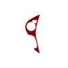 Red Carbon Fiber Steering Wheel Button TypeB Trim Cover For Honda Accord 2013-17