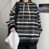 Autumn and Winter Vintage Striped Loose Pullovers Women Sweater Long Sleeve Casual Plus Size Knitted Sweaters Women Fashion O Neck Knit Jumpers 25361