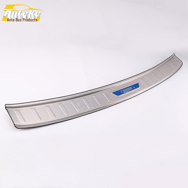 Tiguan L 2017 Rear Guard Plate Sequin & Tailgate Trunk Protection Pedal - Stainless Steel Decorative Sticker